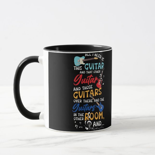 Alles, was ich brauche, ist diese Gitarre und die  Tasse (Links)