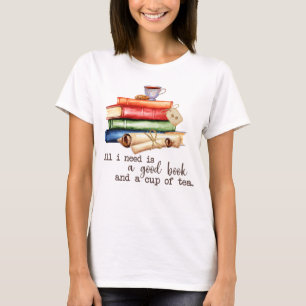 Alles, was ich brauche, ist ein gutes Buch und ein T-Shirt