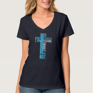 Alles was ich brauche ist Fischen & Jesus Christli T-Shirt
