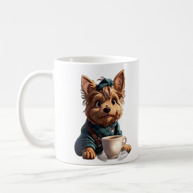 Alles, was ich brauche, ist Kaffee und meine Yorki Kaffeetasse (Links)
