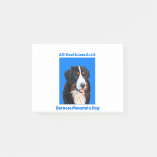 Alles, was ich brauche, ist Liebe und ein Berner H Post-it Klebezettel