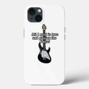 Alles was ich brauche ist Liebe und Gitarre spiele Case-Mate iPhone Hülle