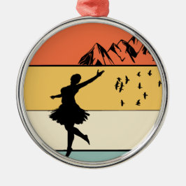 Alles, was ich brauche, ist Liebe und Hochland-Tan Ornament Aus Metall