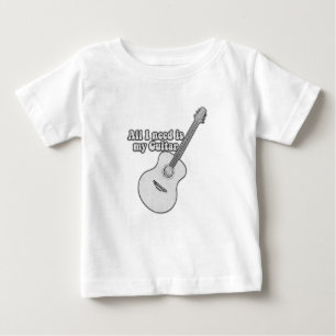 Alles was ich brauche, ist meine Gitarre. Vintag S Baby T-shirt