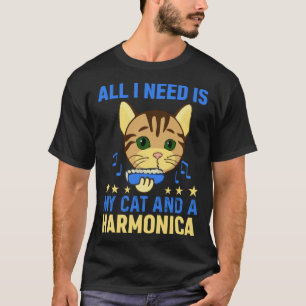 Alles, was ich brauche, ist meine Katze und eine H T-Shirt