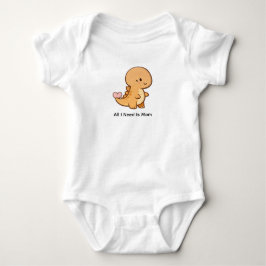 Alles was ich brauche ist Mutti – Süßer Baby-T-Rex Baby Strampler