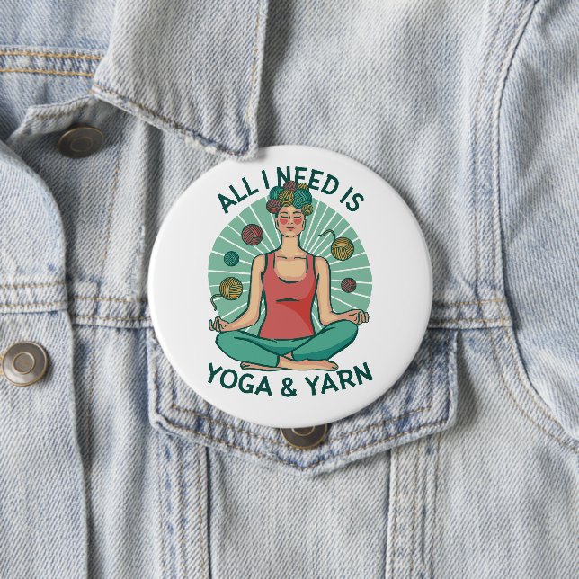 Alles, was ich brauche, ist Yoga und Yarne Phrase Button (Beispiel)