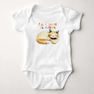 Alles, was ich brauche, sind Nickerchen: Sleepy Ca Baby Strampler