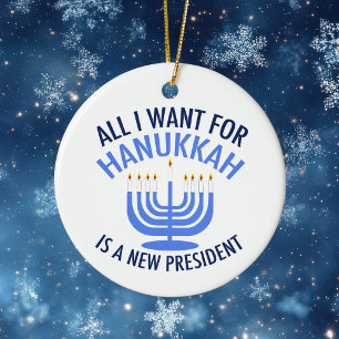 Alles, was ich für Hanukkah Gewollt habe, ist ein  Keramik Ornament