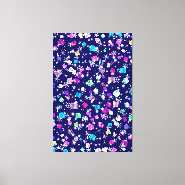 alles, was ich für Weihnachten gewollt habe, ist T Leinwanddruck (Vorderseite)