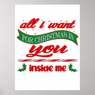 Alles, was ich für Weihnachten gewollt habe, sind Poster
