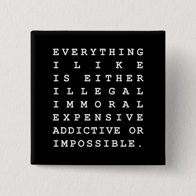 Alles, was ich mag button (Vorderseite)