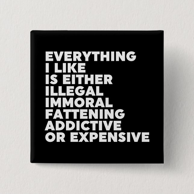 Alles, was ich mag button (Vorderseite)