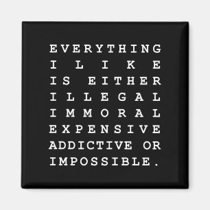 Alles, was ich mag magnet