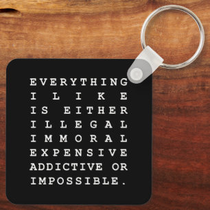 Alles, was ich mag schlüsselanhänger