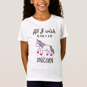 Alles, was ich mir wünsche, ist ein Einhorn T-Shirt