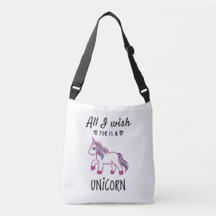Alles, was ich mir wünsche, ist ein Einhorn Tragetaschen Mit Langen Trägern