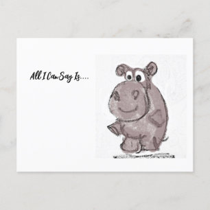 Alles, was ich sagen kann postkarte