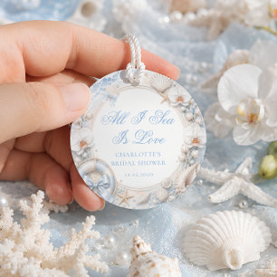 Alles, was ich sehe, ist Liebe - Küsten-Junggesell Geschenkanhänger