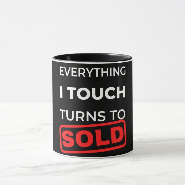 Alles, was ich Touch verkaufe Tasse (Zentrum)