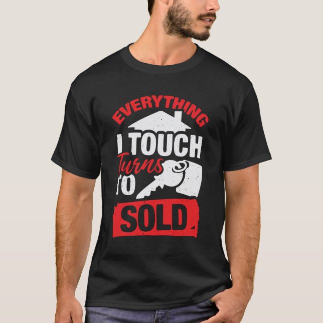 Alles, was ich Touch werde, wird zu einem Geschenk T-Shirt (Vorderseite)