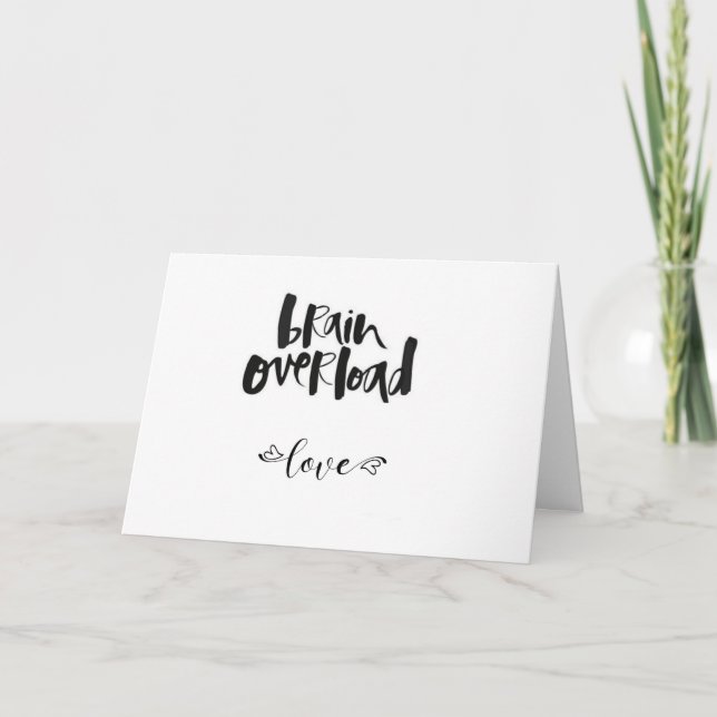 ALLES, WAS ICH Tu **DENKE DARAN, WIE VIEL ICH SIE  Karte (Vorderseite)