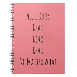 Alles, was ich tue, ist zu lesen notizblock