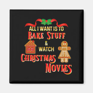 Alles, was ich tun möchte, ist Weihnachtsfilme anz Magnet