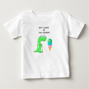 Alles, was ich will, ist Eiscreme! Baby T-shirt