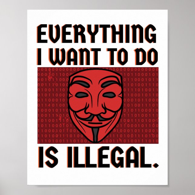 Alles, was ich wollte, ist illegal poster (Vorne)