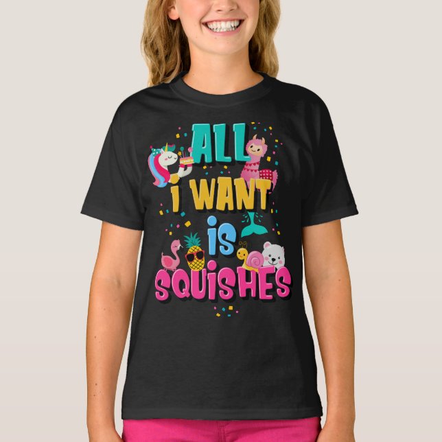 Alles, was ich Wollte, ist Squishies-T - Shirt (Vorderseite)