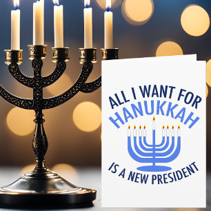 Alles, was ich zu Chanukka will, ist ein neuer Prä Feiertagskarte