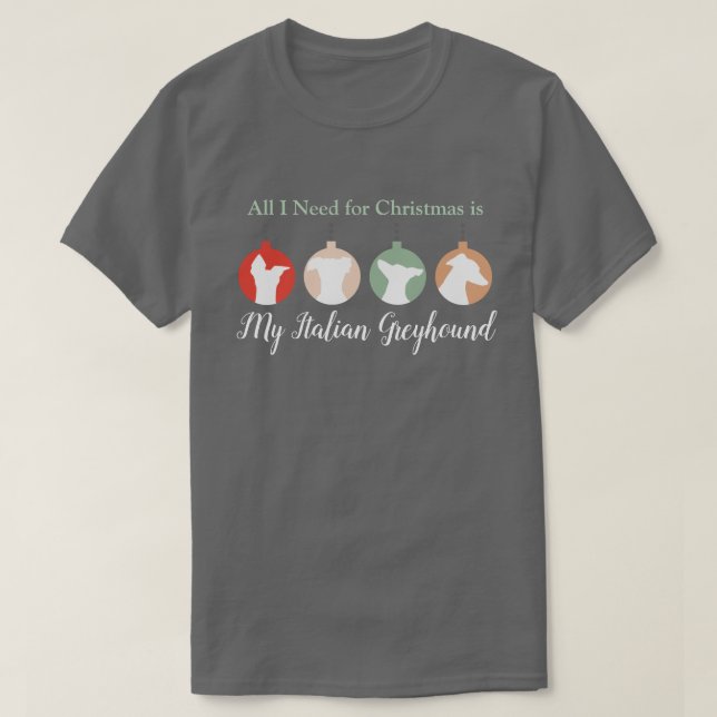 Alles, was ich zu Weihnachten brauche, ist mein It T-Shirt (Design vorne)