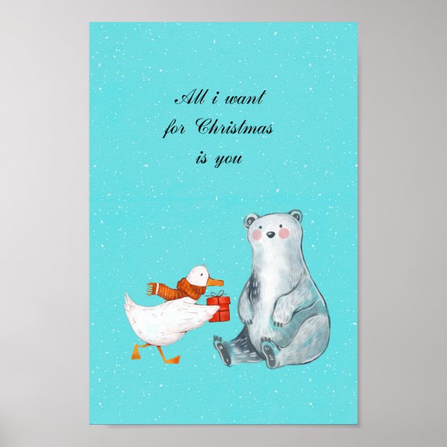 Alles, was ich zu Weihnachten gewollt habe, bist d Poster (Vorne)