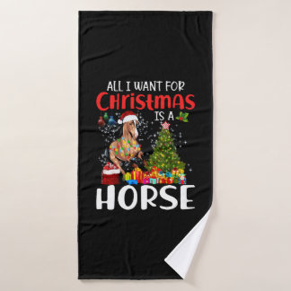 Alles, was ich zu Weihnachten Gewollt habe, ist ei Badehandtuch