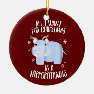 Alles, was ich zu Weihnachten Gewollt habe, ist ei Keramik Ornament