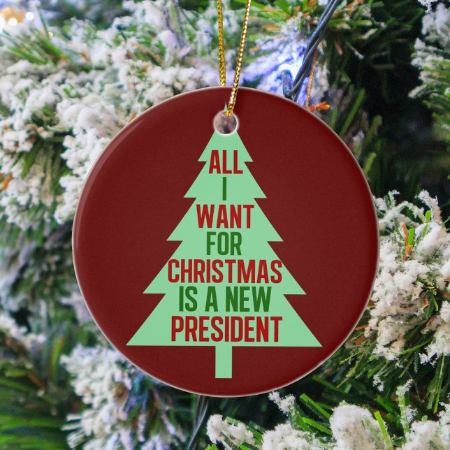 Alles, was ich zu Weihnachten Gewollt habe, ist ei Keramik Ornament (Von Creator hochgeladen)