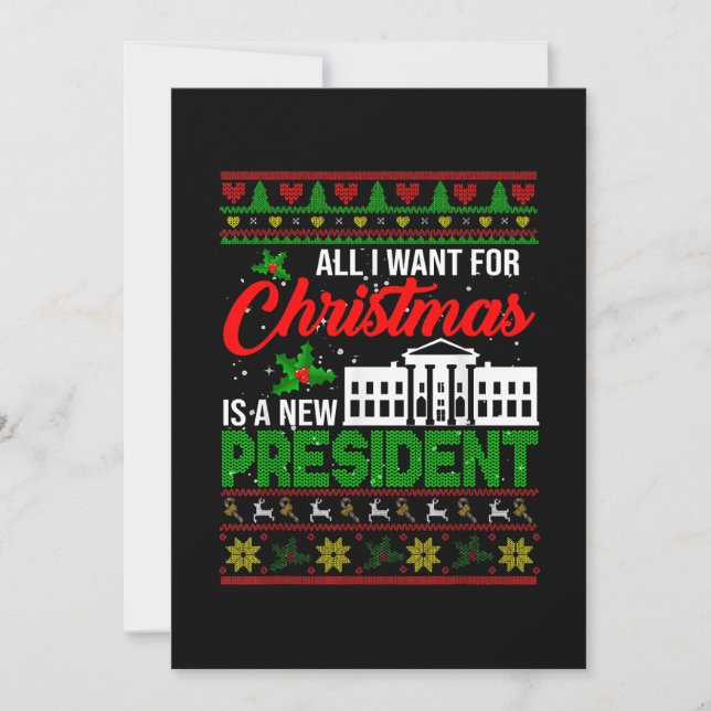 Alles, was ich zu Weihnachten Gewollt habe, ist ei Save The Date (Vorderseite)