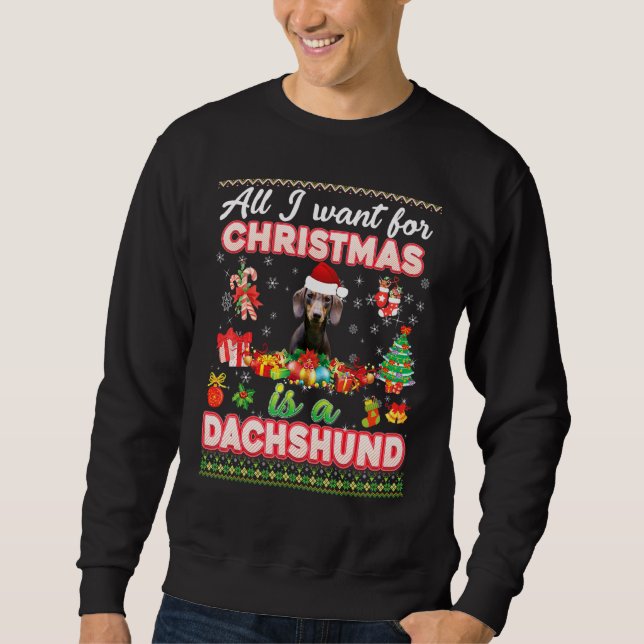 Alles, was ich zu Weihnachten Gewollt habe, ist ei Sweatshirt (Vorderseite)