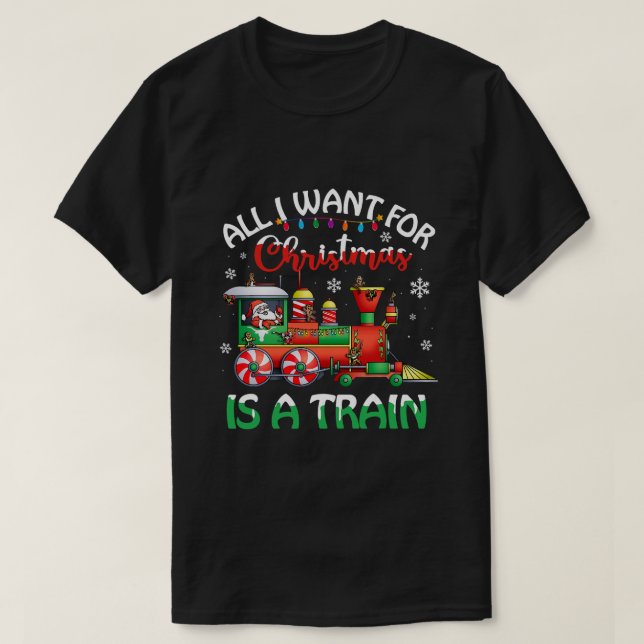 Alles, was ich zu Weihnachten Gewollt habe, ist ei T-Shirt (Design vorne)