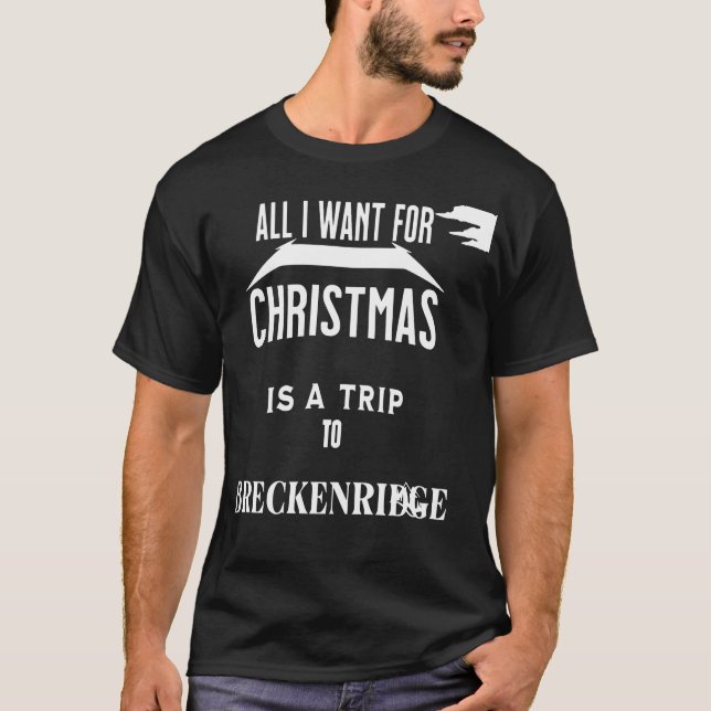 Alles, was ich zu Weihnachten gewollt habe, ist ei T-Shirt (Vorderseite)