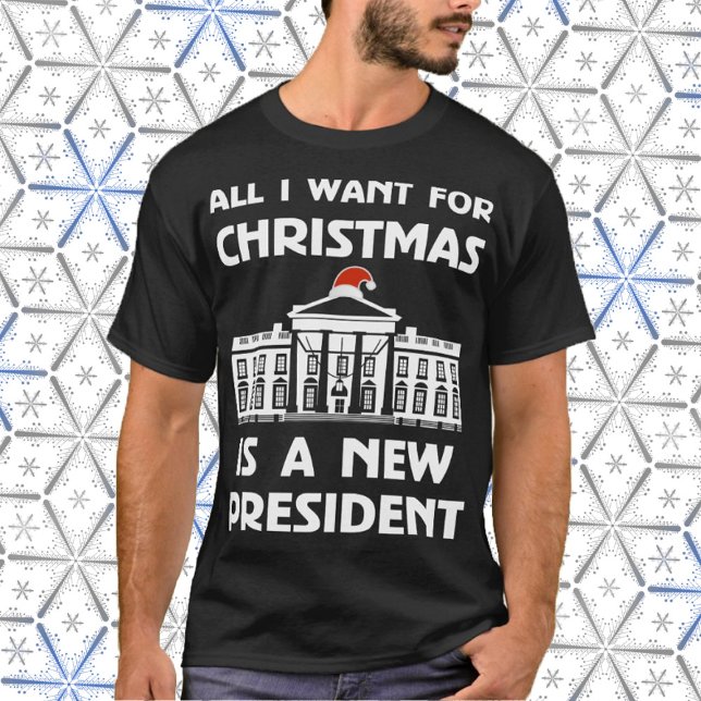 Alles, was ich zu Weihnachten gewollt habe, ist ei T-Shirt (Christmas President)