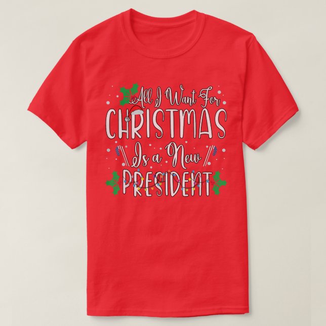 Alles, was ich zu Weihnachten Gewollt habe, ist ei T-Shirt (Design vorne)