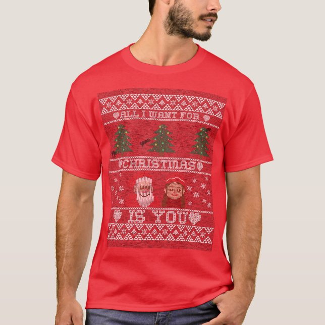Alles, was ich zu Weihnachten gewollt habe, ist Ih T-Shirt (Vorderseite)