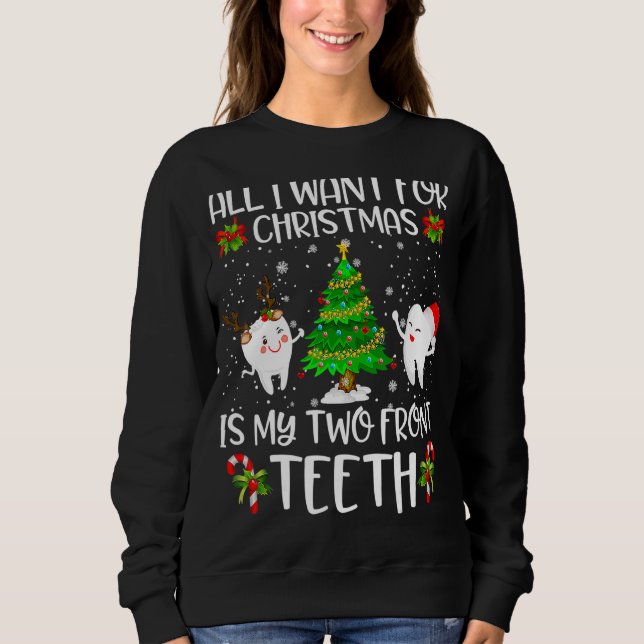 Alles, was ich zu Weihnachten Gewollt habe, ist me Sweatshirt (Vorderseite)