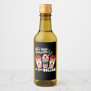 Alles, was ich zu Weihnachten Gewollt habe, ist me Weinetikett