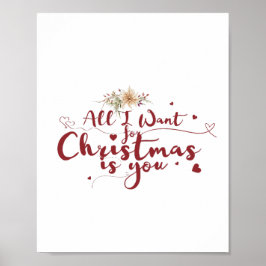 Alles, was ich zu Weihnachten Gewollt habe, ist Yo Poster