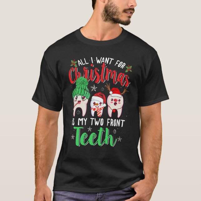 Alles, was ich zu Weihnachten Gewollt habe, sind m T-Shirt (Vorderseite)