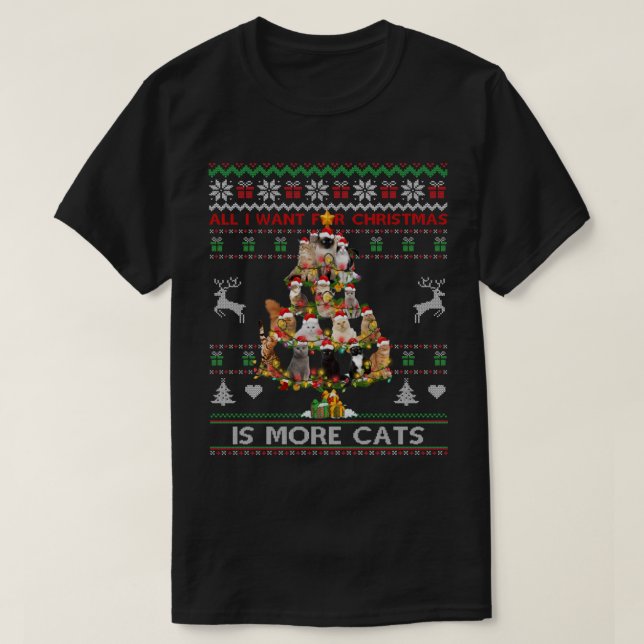 Alles, was ich zu Weihnachten Gewollt habe, sind m T-Shirt (Design vorne)