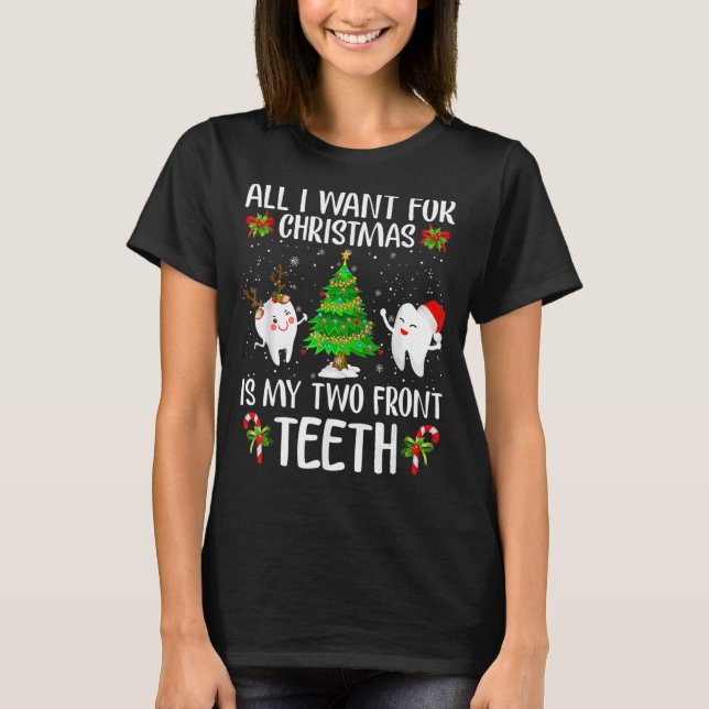 Alles, was ich zu Weihnachten Gewollt habe, sind m T-Shirt (Vorderseite)